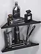 2-Tier Corner Shelf Set, 304 Stainless Steel 2co-01-01s, Black - Image 1