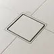 Shower Drain Cover 1000268 Chrome, 15 × 15 cm, Anti-Insect with Stainless Steel Cover and Tile-Insert Frame - Image 3