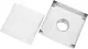 Alfa SD DV15 Stainless Steel Floor Drain Cover, Chrome, 15 × 15 cm, 1 mm Thickness with Tile-In and Perforated Face - Image 3