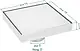 Alfa SD DV15 Stainless Steel Floor Drain Cover, Chrome, 15 × 15 cm, 1 mm Thickness with Tile-In and Perforated Face - Image 4