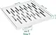 Alpha Long SD LS15 Stainless Steel Floor Drain Cover 15 × 15 cm - Image 3