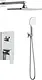 Teska Agora AD 4075 A Concealed Mixer with 2 Outlets, Chrome - Image 2