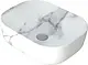 Sanipure Vega Calacatta Countertop Basin, 46 cm - Image 3