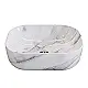 Sanipure Vega Calacatta Countertop Basin, 46 cm - Image 1