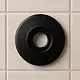 Imported Flanged Valve Cover, Jasmine Black Round - Image 1