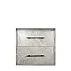 Bordium Duvo Mea MEA-60CM-503 Bathroom Vanity Unit, Marble Grey, 60 cm, 2 Drawers