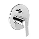 Ginebri K8 2-Outlet Concealed Bath Mixer 61116284566, Glossy Chrome, Includes Concealed Body, Plate, Handle and Diverter, Made in Spain - Image 2