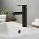 Lugano LG 303 B Medium Basin Mixer, Black, Height 24 cm - Image 1