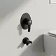 Moqbel MA 34163 AB Concealed Bidet Spray Mixer with Body, Handle and Outlet, Black - Image 1