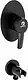 Moqbel MA 34163 AB Concealed Bidet Spray Mixer with Body, Handle and Outlet, Black - Image 2
