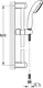 Grohe Tempesta Shower Rail Set 27644000 / 27644001, 60 cm Rail, 10 cm 3-Spray Shower Head, 175 cm Hose, Chrome - Image 5