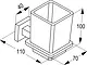 Kludi RAK RAK 24007 Toothbrush Holder, Chrome - Image 2