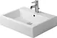 Duravit Vero Countertop Basin, White, 60 cm, Glazed Back, with Fixing Set - Image 2