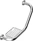 Ideal Standard Bathtub Grab Bar with Soap Dish, Chrome, A9114AA - Image 1