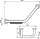 Ideal Standard Bathtub Grab Bar with Soap Dish, Chrome, A9114AA - Image 2