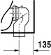 Duravit D-Code Mini P-Trap Toilet, White, with Toilet Seat & Cover, Internal Bidet Spray and Fixing Set - Image 4