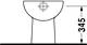 Duravit D-Code Mini S-Trap Toilet, White, with Toilet Seat & Cover, Internal Bidet Spray without Valve - Image 4