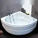 Ideal Standard Credo G9186 Jacuzzi Bathtub, 130 × 130 cm, Combi 20 Electronic System, Chrome Jets, Includes Drain, Panels and Frame - Image 1