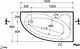 Ideal Standard Surf Jacuzzi Left GA652 160 × 90 cm, Combi Plus 24 System with Chrome Jet Set, with Waste, Sides, and Frame - Image 5