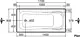 Ideal Standard Chimera G9156 Jacuzzi Bathtub 170 × 80 cm, New Combi System 18 Air Pressure & Chrome Jet Set, Includes Drain, Panels and Frame - Image 3