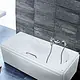 Ideal Standard Tulip G8927 Jacuzzi 170 × 70 cm, Standard 8-Jet System, Chrome Jets and Handle, Includes Drain, Panels and Frame - Image 1