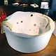 Duravit Oh Jacuzzi 160 × 160 cm, 1 Motor System, 8 Chrome Water Jets with Waste, Overflow, Panels and Frame - Image 1