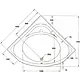 Duravit Mondial Jacuzzi 140 × 140 cm, 2 Pillows, 2 Motors System, 8 Water Jets and 16 Air Jets, Chrome, with Waste, Overflow, Panels and Frame - Image 2