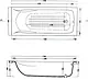 El Tib Super Paris Jacuzzi Bathtub 170 × 70 cm, 2 Motors System, 8 Water Jets & 16 Air Jets, Chrome, with Waste, Overflow, Panels and Frame - Image 5