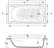 El Tib Super Paris Jacuzzi Bathtub 170 × 80 cm, 2 Motors System, 8 Water Jets and 16 Air Jets, Chrome, with Waste, Overflow, Panels and Frame - Image 5