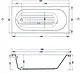 El Tib London Jacuzzi Bathtub 160 × 70 cm, 1 Motor System, 8 Water Jets, Chrome, with Waste, Overflow, Panels and Frame - Image 5