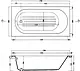 El Tib London Jacuzzi 170 × 80 cm, 1-Motor System (8 Water Jets), with Waste, Panels and Frame, Chrome - Image 5