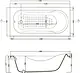 El Tib Barcelona Jacuzzi 150 × 70 cm, 1 Motor 8 Water Jets Chrome with Waste, Overflow, Panels and Frame - Image 4