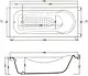 El Tib Barcelona Jacuzzi Bathtub 170 × 70 cm, 2 Motors System, 8 Water Jets and 16 Air Jets, Chrome, with Waste, Overflow, Panels and Frame - Image 4