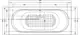 El Tib Roma Jacuzzi Bathtub 180 × 80 cm, 2 Motors System, 8 Water Jets and 16 Air Jets, Chrome, with Waste, Overflow, Panels and Frame - Image 4