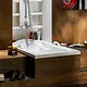 El Tib New Jersey Jacuzzi 170 × 70 cm, 2-Motor System (8 Water & 16 Air Jets), with Waste, Panels and Frame, Chrome - Image 1
