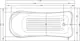 El Tib New Jersey Jacuzzi Bathtub 170 × 80 cm, 1 Motor System, 8 Water Jets, Chrome, with Waste, Overflow, Panels and Frame - Image 4