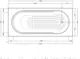 El Tib Italia Jacuzzi 160 × 70 cm, 1-Motor System (8 Water Jets), with Waste, Panels and Frame, Chrome - Image 4