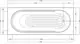 El Tib Italy Jacuzzi Bathtub, 170 × 70 cm, 2 Motor System, 8 Water Jets and 16 Air Jets, Chrome, Includes Drain, Overflow, Panels and Frame - Image 3