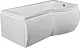 El Tib Canada Jacuzzi Bathtub Right or Left 170 × 90 cm, 1 Motor 8 Water Jets System, Chrome Waste and Overflow, with Panels and Frame - Image 2