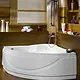 El Tib Marbella Round Corner Jacuzzi 130 × 130 cm, 1 Motor System, 8 Water Jets, Chrome, with Waste, Overflow, Panels and Frame - Image 1