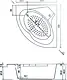 El Tib Berlin Jacuzzi 120 × 120 cm, 2-Motor System (8 Water & 16 Air Jets), with Waste, Panels and Frame, Chrome - Image 4
