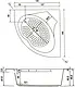 El Tib Berlin Jacuzzi 140 × 140 cm, 1-Motor System (8 Water Jets), with Waste, Panels and Frame, Chrome - Image 4