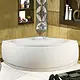 El Tib Geneva Jacuzzi Bathtub, 130 × 130 cm, 1 Motor System, 8 Chrome Water Jets, Includes Drain, Overflow, Panels and Frame - Image 1