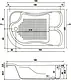 El Tib Hawaii Jacuzzi 180 × 120 cm, 1 Motor 8 Water Jets, Chrome with Waste, Overflow, Panels and Frame - Image 6
