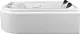 El Tib Hawaii Jacuzzi Bathtub 180 × 120 cm, 2-Motor System (8 Water Jets & 16 Air Jets), with Waste, Panels & Frame, Chrome - Image 3