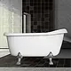 El Tib Hollywood Jacuzzi 170 × 85 cm, 1 Motor System, 8 Chrome Water Jets with Waste, Overflow, Panels and Frame - Image 1