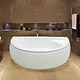 El Tib Holland Jacuzzi Bathtub, 180 × 105 cm, 1 Motor System, 8 Chrome Water Jets, Includes Drain, Overflow, Panels and Frame - Image 1