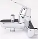 Grohe Eurocosmo 32831000 Bath Mixer with Automatic Diverter and 46 mm Ceramic Cartridge, Chrome - Image 3