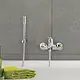 Grohe Eurocosmo 32831000 Bath Mixer with Automatic Diverter and 46 mm Ceramic Cartridge, Chrome - Image 5