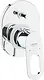Grohe BauLoop 29041000 Concealed Bath & Shower Mixer with Automatic Diverter, Single Lever with Concealed Body and Trim, Chrome - Image 2
